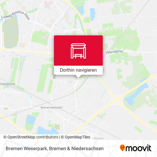Bremen Weserpark Karte