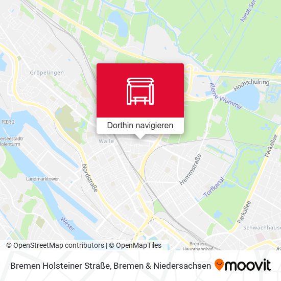 Bremen Holsteiner Straße Karte