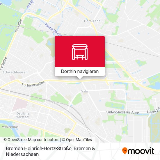 Bremen Heinrich-Hertz-Straße Karte