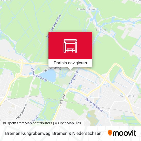 Bremen Kuhgrabenweg Karte