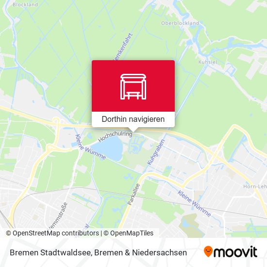 Bremen Stadtwaldsee Karte