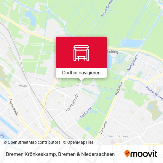 Bremen Krönkeskamp Karte