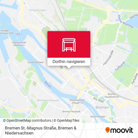 Bremen St.-Magnus-Straße Karte