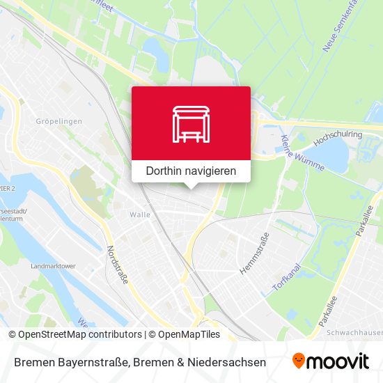 Bremen Bayernstraße Karte