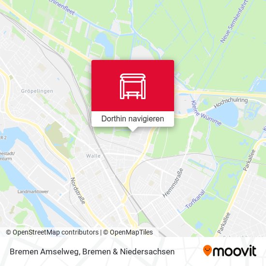 Bremen Amselweg Karte