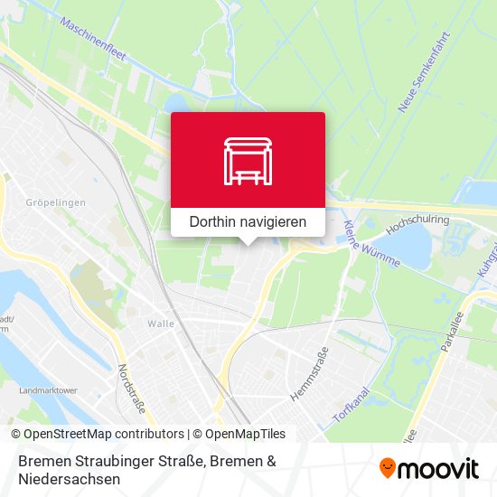 Bremen Straubinger Straße Karte