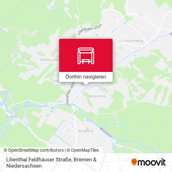 Lilienthal Feldhäuser Straße Karte