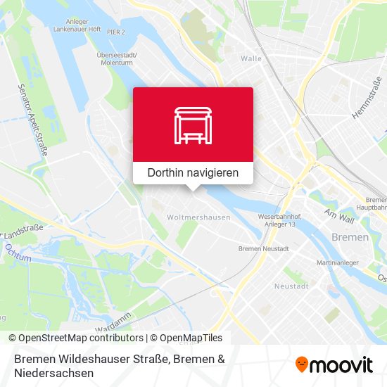 Bremen Wildeshauser Straße Karte