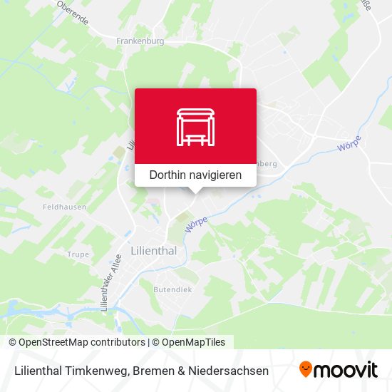 Lilienthal Timkenweg Karte