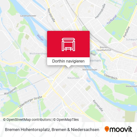 Bremen Hohentorsplatz Karte