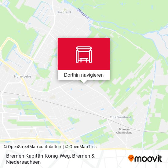 Bremen Kapitän-König-Weg Karte