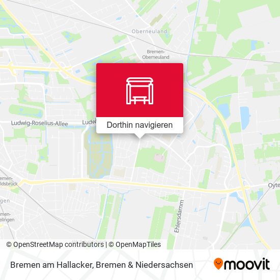 Bremen am Hallacker Karte