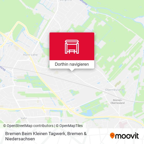 Bremen Beim Kleinen Tagwerk Karte
