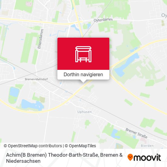 Achim(B Bremen) Theodor-Barth-Straße Karte