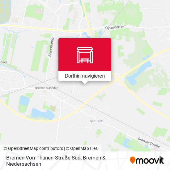Bremen Von-Thünen-Straße Süd Karte