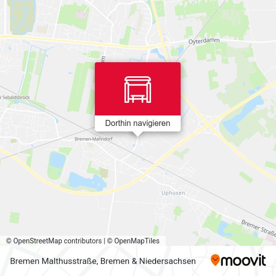 Bremen Malthusstraße Karte