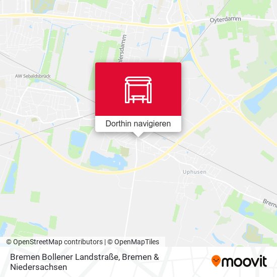 Bremen Bollener Landstraße Karte