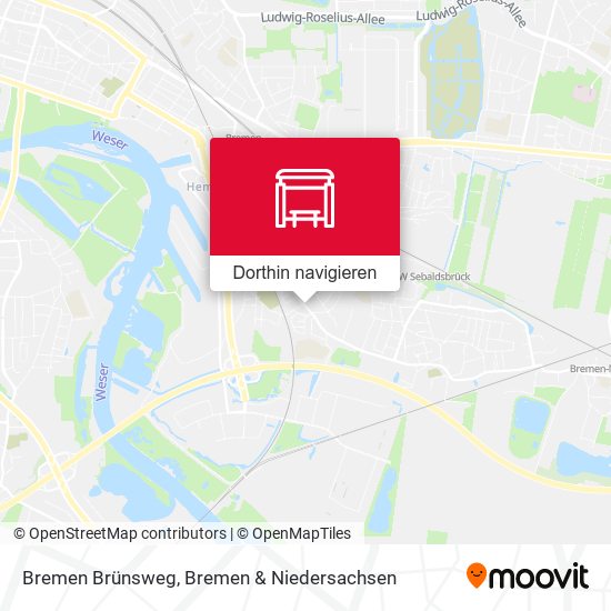 Bremen Brünsweg Karte