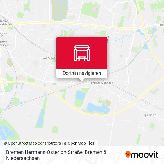Bremen Hermann-Osterloh-Straße Karte