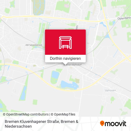 Bremen Kluvenhagener Straße Karte