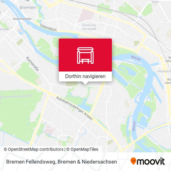 Bremen Fellendsweg Karte