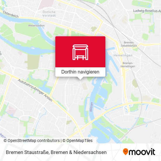 Bremen Staustraße Karte