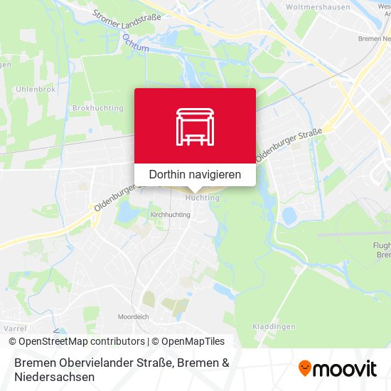 Bremen Obervielander Straße Karte