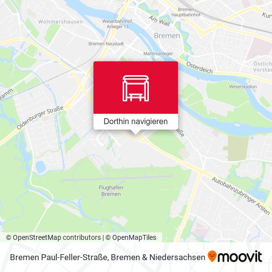 Bremen Paul-Feller-Straße Karte