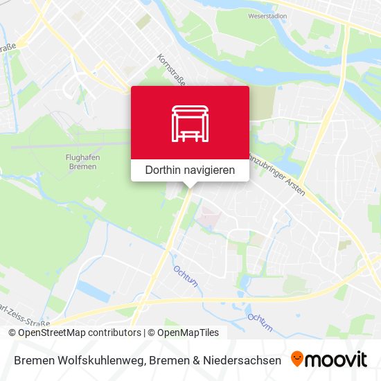 Bremen Wolfskuhlenweg Karte