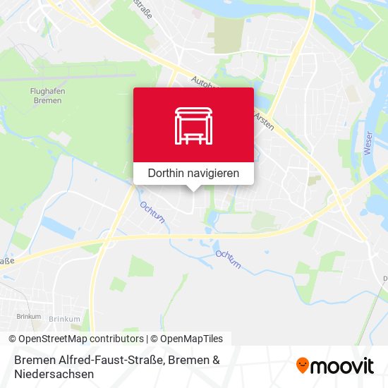 Bremen Alfred-Faust-Straße Karte