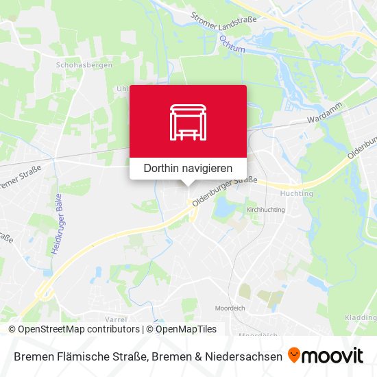 Bremen Flämische Straße Karte