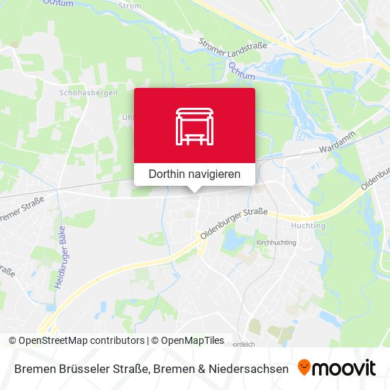 Bremen Brüsseler Straße Karte