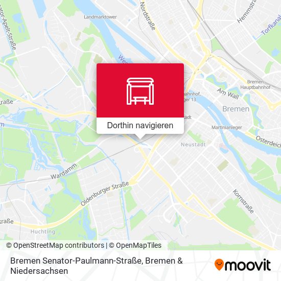 Bremen Senator-Paulmann-Straße Karte