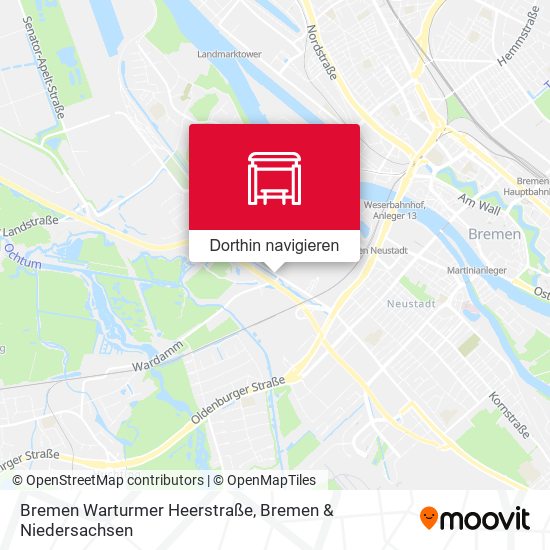 Bremen Warturmer Heerstraße Karte