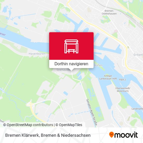 Bremen Klärwerk Karte