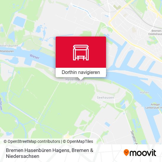 Bremen Hasenbüren Hagens Karte
