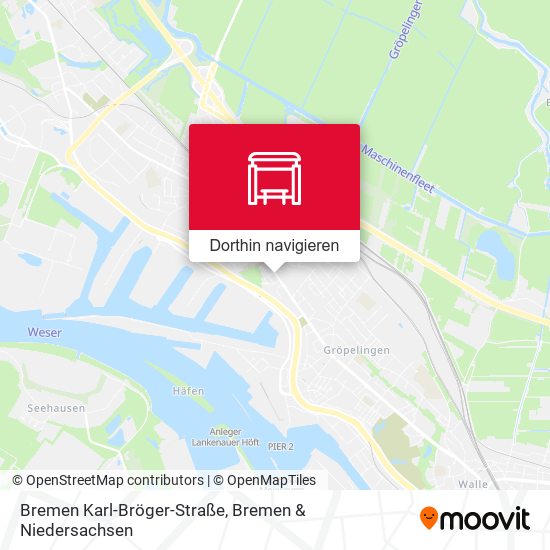 Bremen Karl-Bröger-Straße Karte