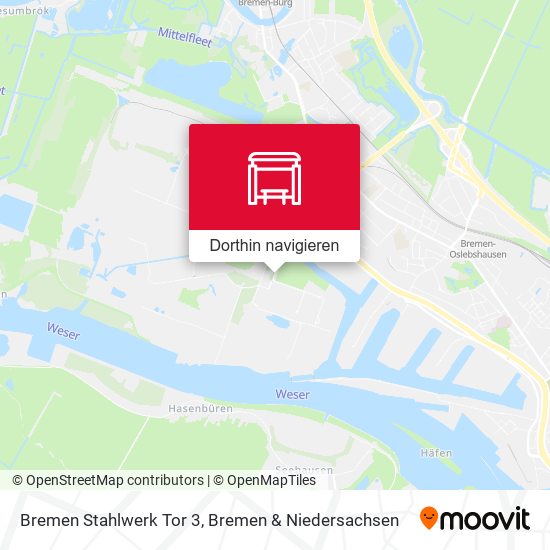 Bremen Stahlwerk Tor 3 Karte