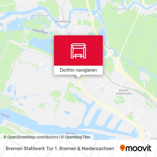 Bremen Stahlwerk Tor 1 Karte
