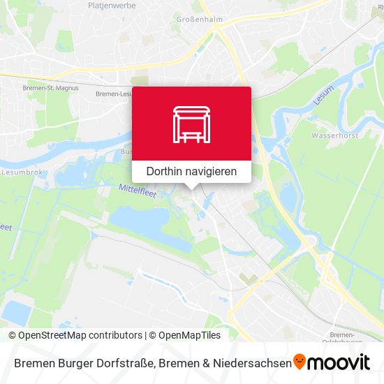 Bremen Burger Dorfstraße Karte