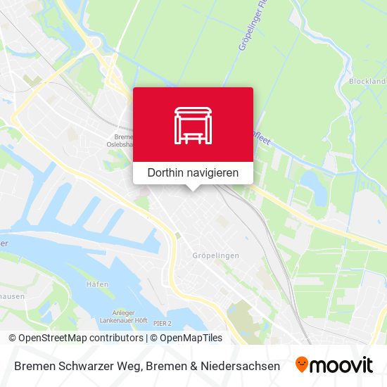 Bremen Schwarzer Weg Karte