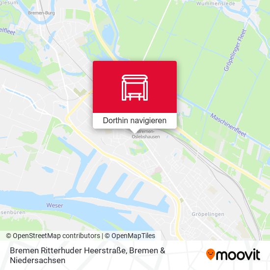 Bremen Ritterhuder Heerstraße Karte