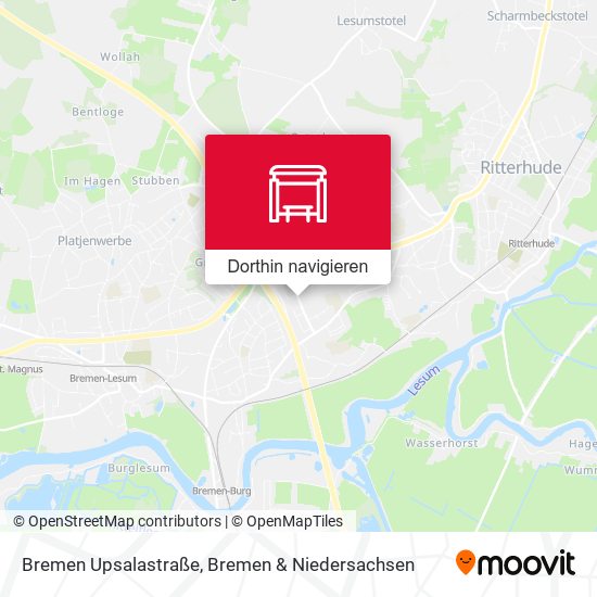 Bremen Upsalastraße Karte