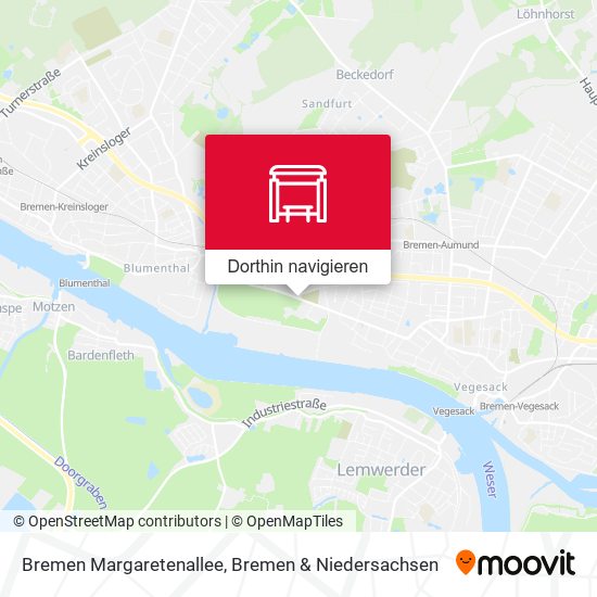 Bremen Margaretenallee Karte