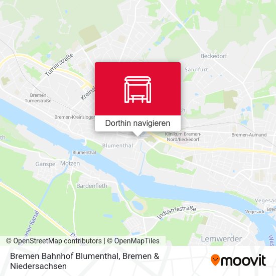 Bremen Bahnhof Blumenthal Karte