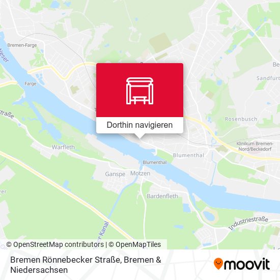Bremen Rönnebecker Straße Karte