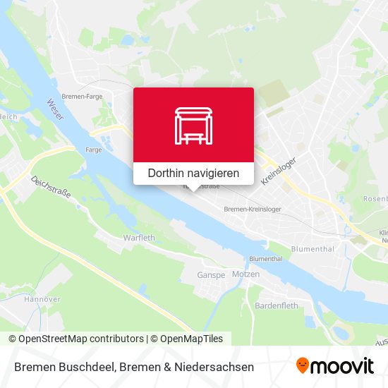 Bremen Buschdeel Karte