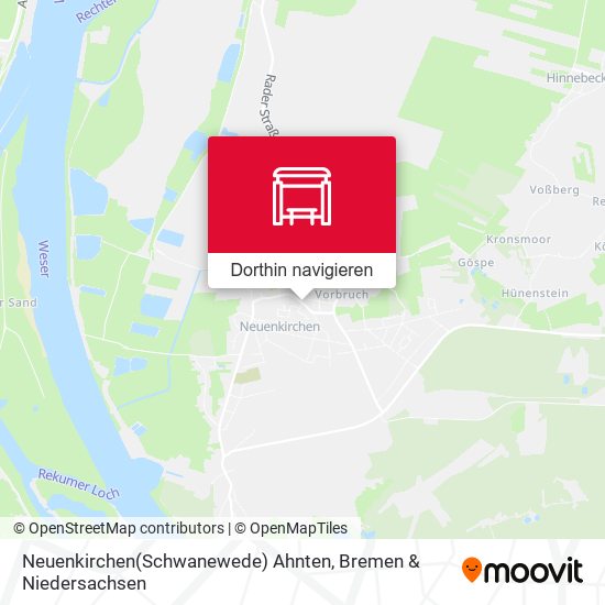 Neuenkirchen(Schwanewede) Ahnten Karte