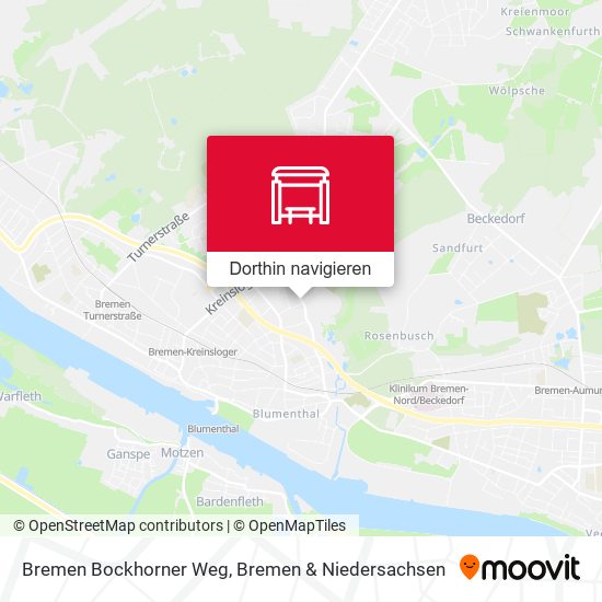 Bremen Bockhorner Weg Karte