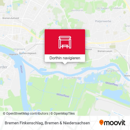 Bremen Finkenschlag Karte